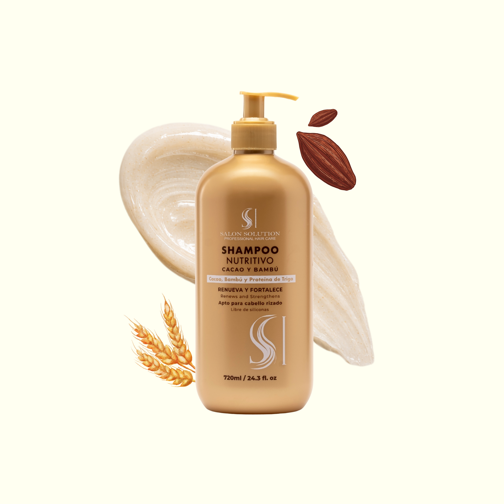 Shampoo Nutritivo Cacao & Bambú 720 ml