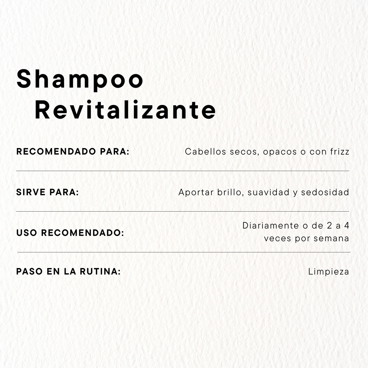 Shampoo Revitalizante Macadamia 720 ml