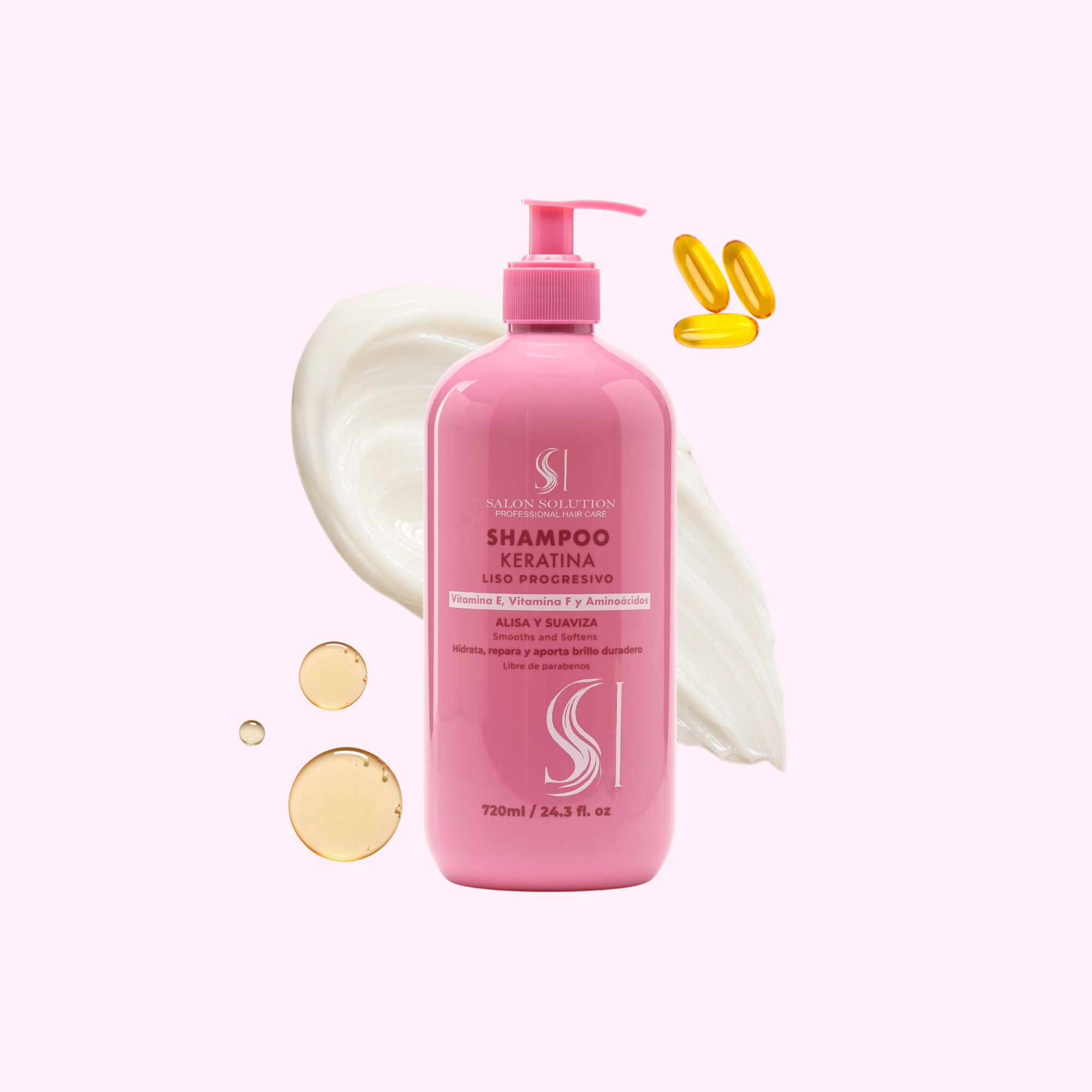Shampoo de Keratina Liso Progresivo 720 ml