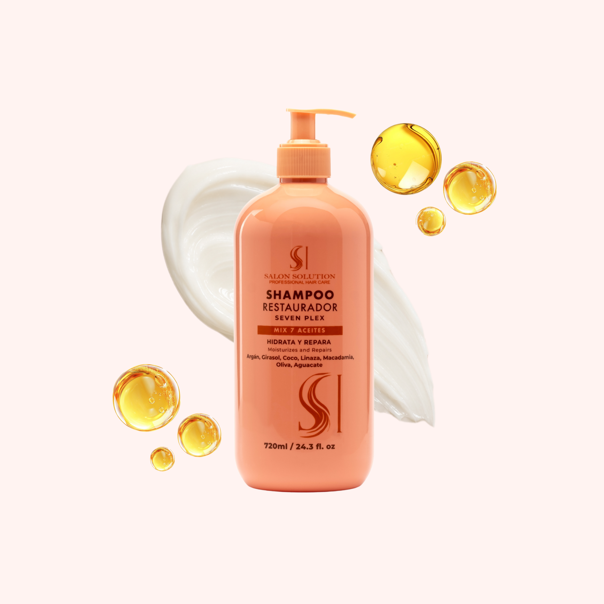 Shampoo Restaurador 7 Aceites 720 ml